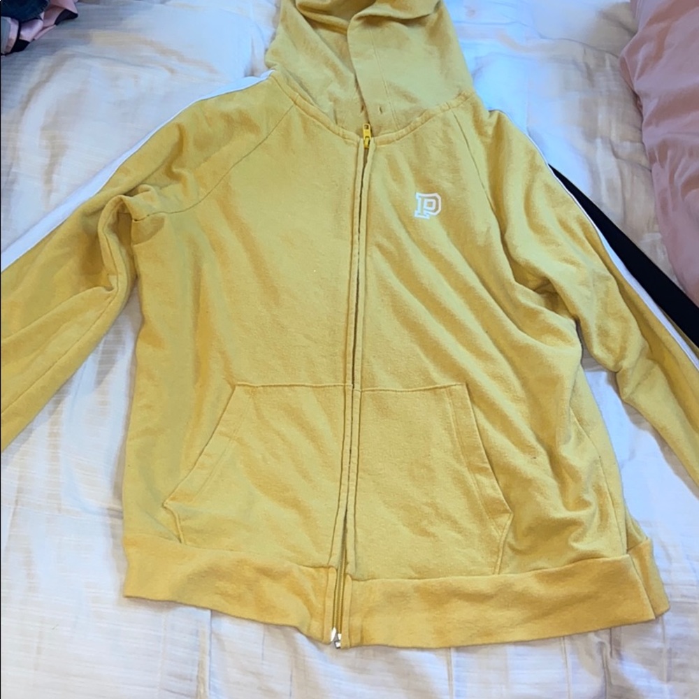 Yellow pink jacket good condition